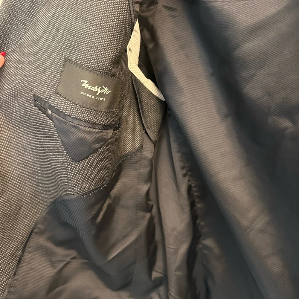 Banana Republic Men’s Blazer 40R – Marzotto Super 110’s Wool Charcoal Gray